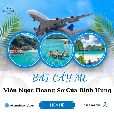 Bãi Cây Me - Thiên Đường Biển Hoang Sơ