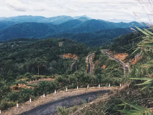 Cung đường lên Hòn Bà